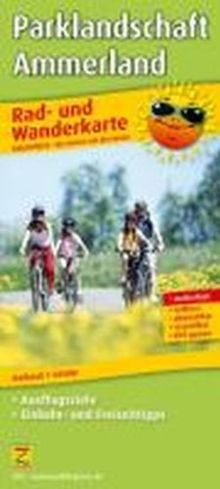 Rad- und Wanderkarte Parklandschaft Ammerland: mit Ausflugszielen, Einkehr- & Freizeittipps, wetterfest, reißfest, abwischbar, GPS-genau. 1:50000: Mit ... wetterfest, reissfest, abwischbar, GPS-genau