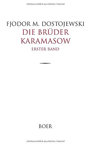 Die Brüder Karamasow: Band 1: Aus dem Russischen übersetzt von Hermann Röhl