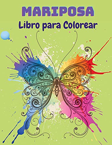 Mariposa Libro para Colorear: Libro para colorear de mariposas para niños: 20 páginas para colorear de mariposas completamente únicas | Libro de ... para niños pequeños, de 2 a 8 años.