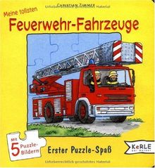 Meine tollsten Feuerwehr-Fahrzeuge: Erster Puzzle-Spaß von Zimmer, Christian | Buch | Zustand gut