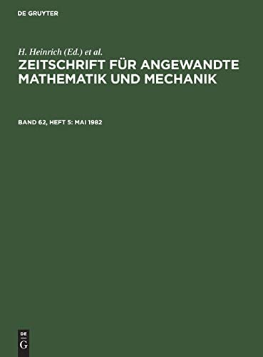Zeitschrift für Angewandte Mathematik und Mechanik / Mai 1982