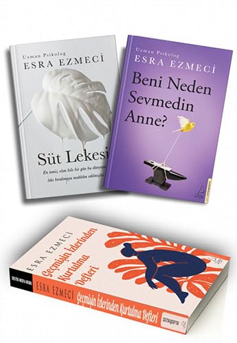 Esra Ezmeci Defter Hediyeli Kitap Seti - 2 Kitap Takim: Süt Lekesi ve Beni Neden Sevmedin Anne ve Gecmisin Izlerinden Kurtulma Defteri