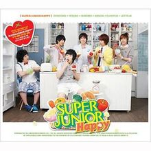 1st Mini Album de Superjunior-Happy | CD | état bon
