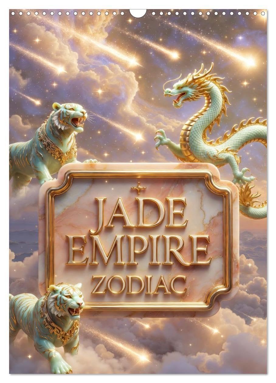Jade Empire Zodiac (Wall Calendar 2027 DIN A3 portrait), CALVENDO 12 Month Wall Calendar