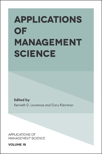 Applications of Management Science (Applications of Management Science, 18, Band 18)