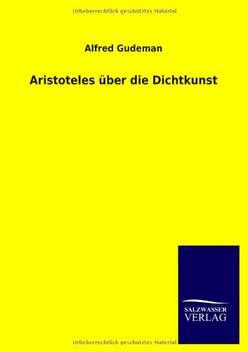 Aristoteles über die Dichtkunst