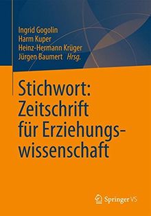 Stichwort: Zeitschrift für Erziehungswissenschaft