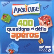 Roll'cube Apéricubes : 400 questions et défis apéros