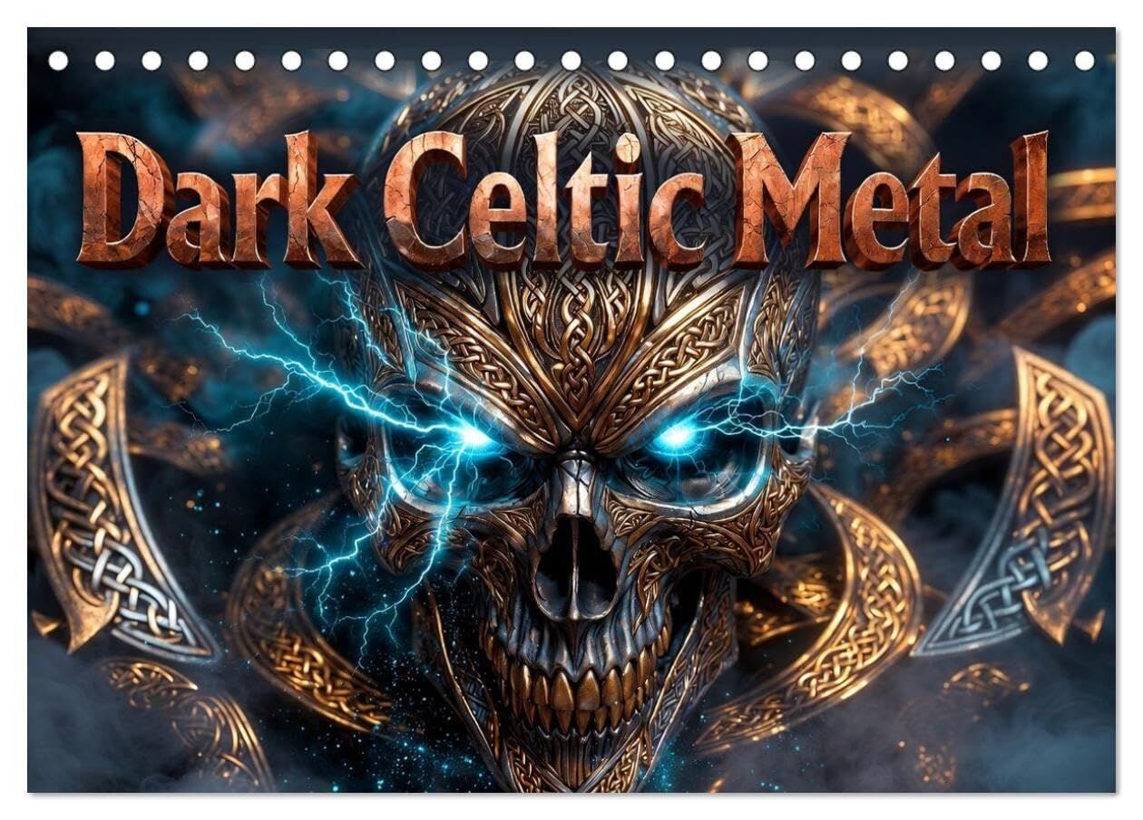 Dark Celtic Metal (Desk Calendar 2027 DIN A5 landscape), CALVENDO 12 Month DeskCalendar