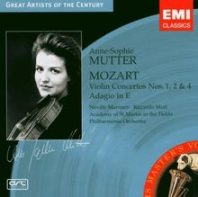 Violinkonzerte 1,2 & 4 de Anne-Sophie Mutter | CD | état très bon