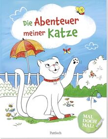 Mal doch mal! - Die Abenteuer meiner Katze: Ab 4 Jahren | Mit süßen Katzen und spannenden Infos rund um Katzen | Ein tolles Geschenk zum Schulstart ... zum Ausmalen, Kritzeln und Sachensuchen)