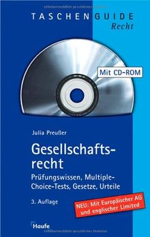 Gesellschaftsrecht, m. CD-ROM