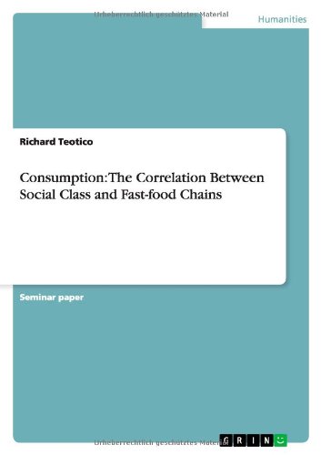 Consumption: The Correlation Between Social Class and Fast-food Chains