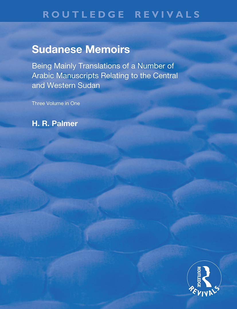 Sudanese Memoirs: Template Subtitle (Routledge Revivals)