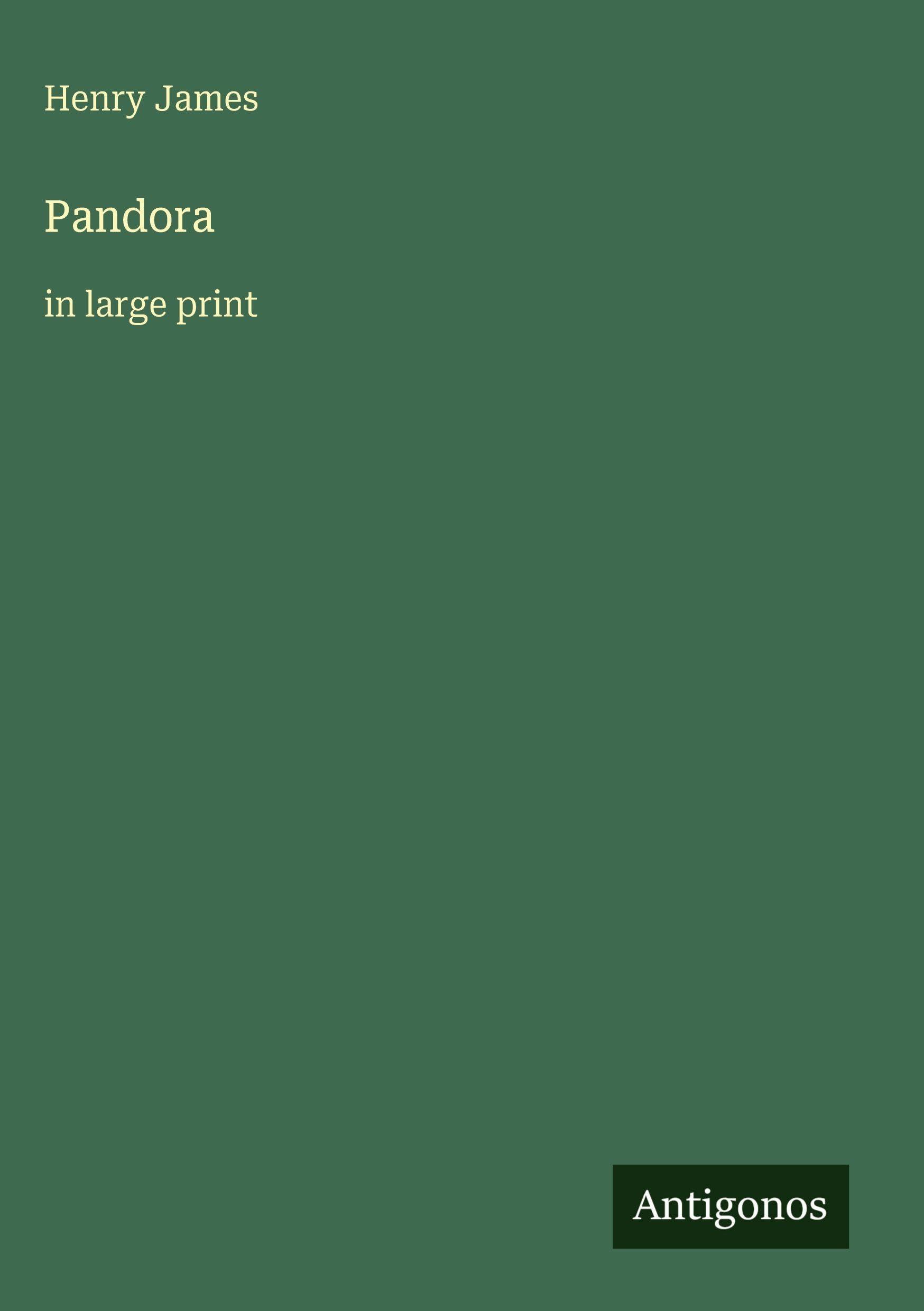 Pandora: in large print