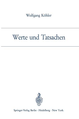 Werte und Tatsachen