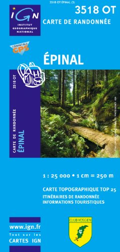 Épinal 1 : 25 000: IGN.3518OT