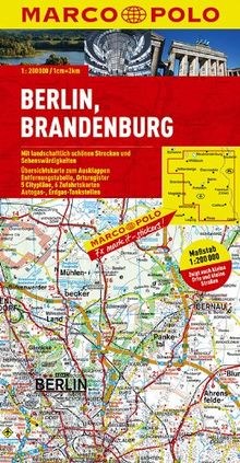 MARCO POLO Karte Berlin, Brandenburg 1:200.000 von Mairdumont | Buch | Zustand akzeptabel