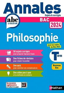 Philosophie terminale : bac 2024 : nouveau bac