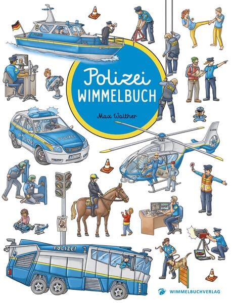 Polizei Wimmelbuch Pocket: Die praktische Pocket Ausgabe für unterwegs