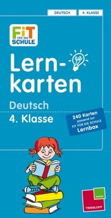 Fit für die Schule: Lernkarten Deutsch 4. Klasse