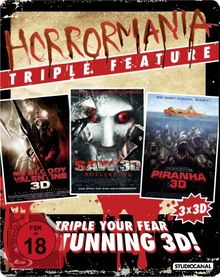 Horrormania Triple Feature (3 Discs, Steelbook) [3D Blu-ray]