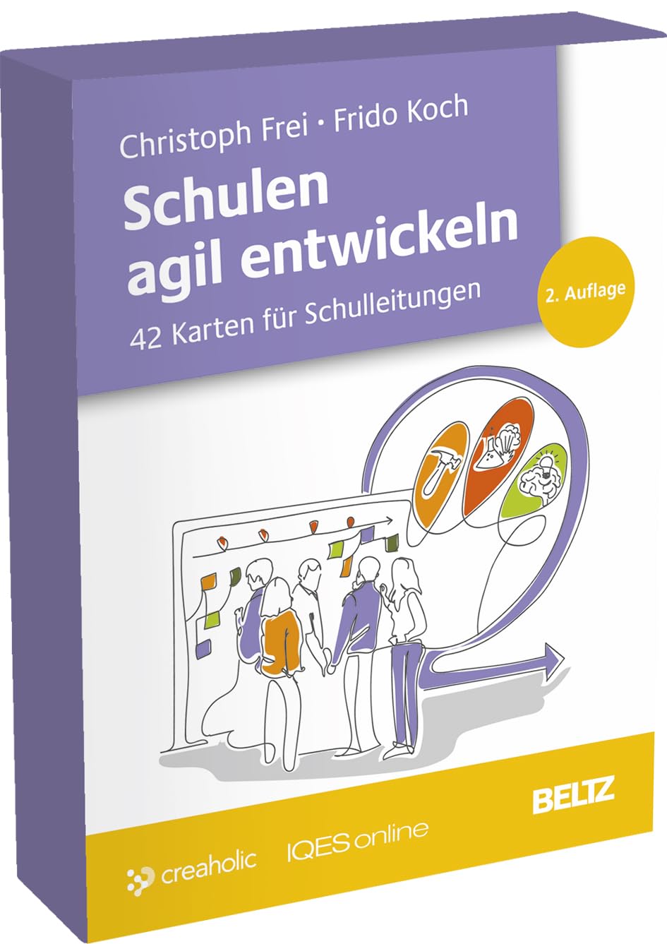 Schulen agil entwickeln: 42 Karten für Schulleitungen. Mit Booklet