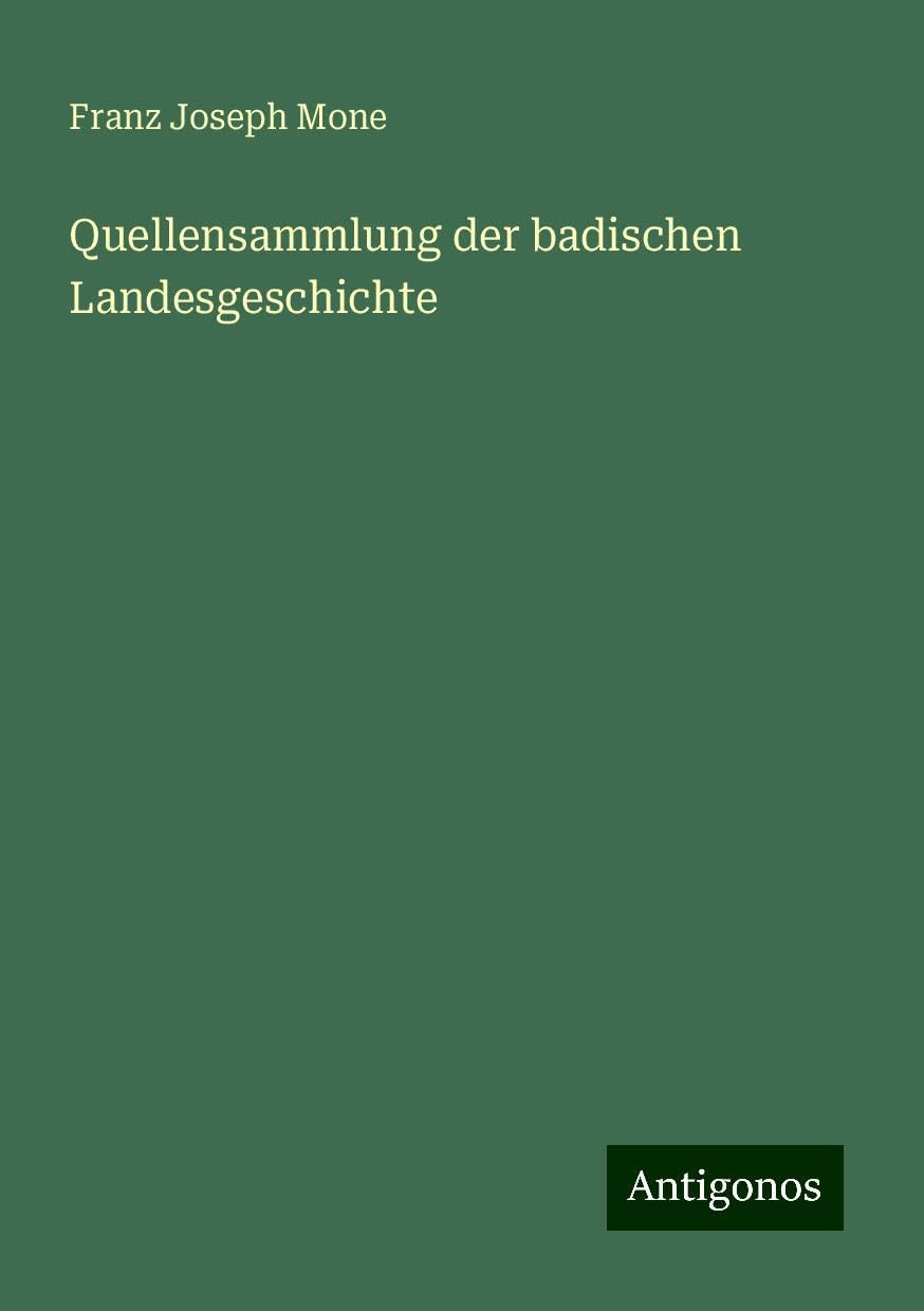 Quellensammlung der badischen Landesgeschichte