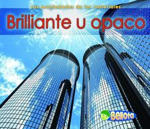 Brillante U Opaco = Shiny or Dull (Los propiedades de los materiales / Properties of Materials)