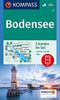 Bodensee: 2 Wanderkarten 1:35000 im Set inklusive Karte zur offline Verwendung in der KOMPASS-App. Fahrradfahren. (KOMPASS-Wanderkarten)