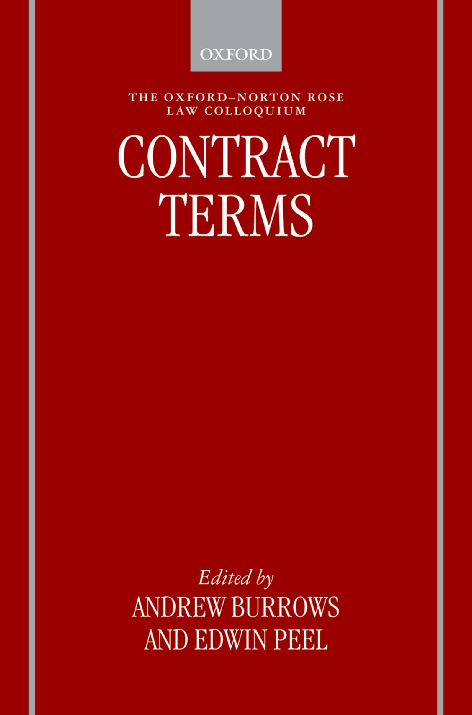 Contract Terms (Oxford Norton Rose Law Colloquium)