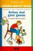 Lernen macht Spaß, kleine Ausgabe, Schau mal ganz genau, Konzentrationsspiele, Kindergarten und Vorschule