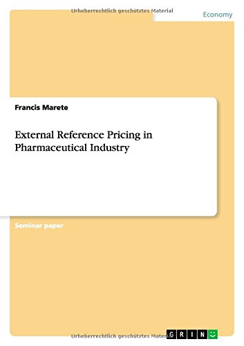 External Reference Pricing in Pharmaceutical Industry