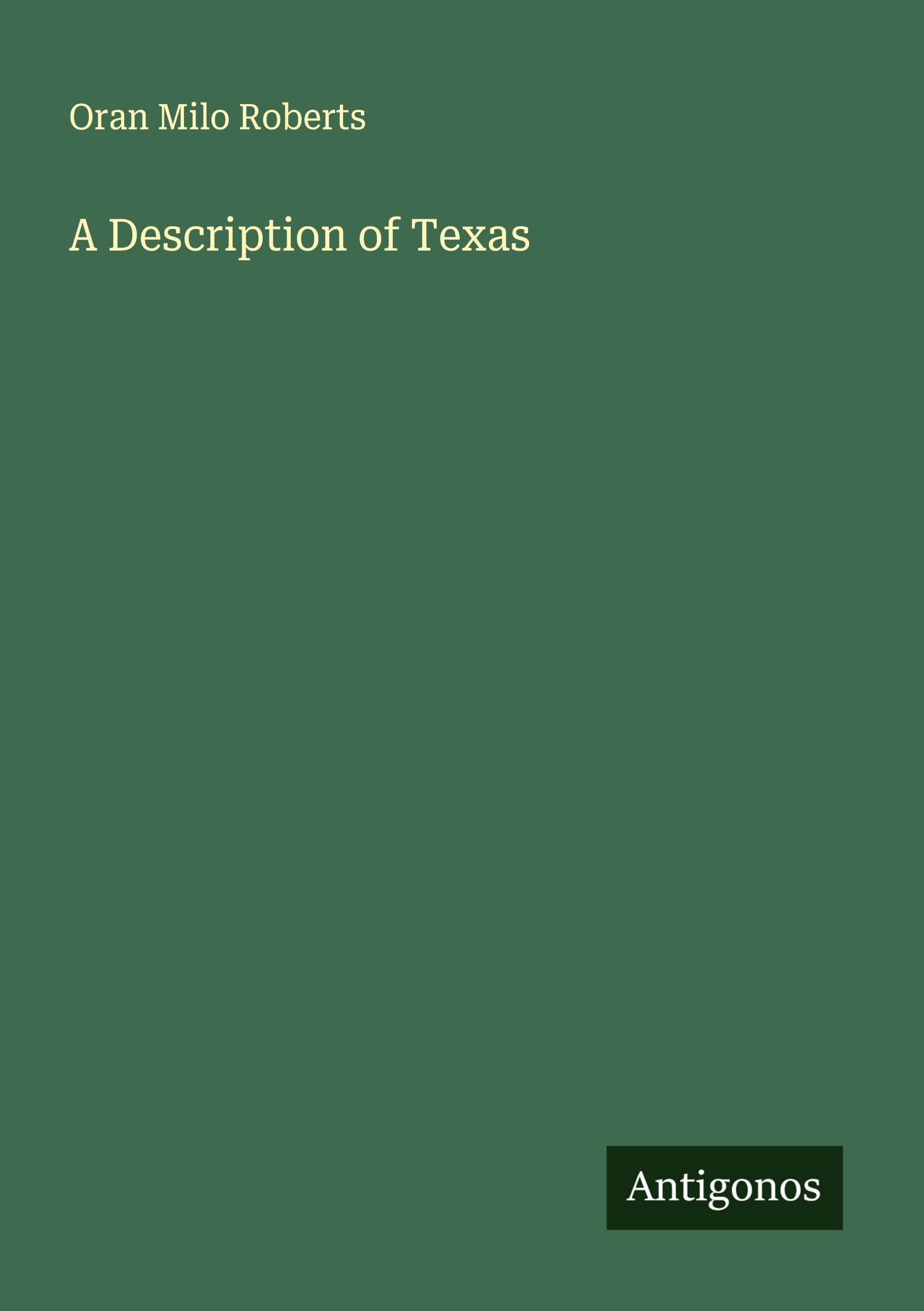 A Description of Texas