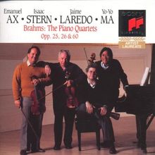 Brahms: Klavierquartette Opp. 25, 26 & 60