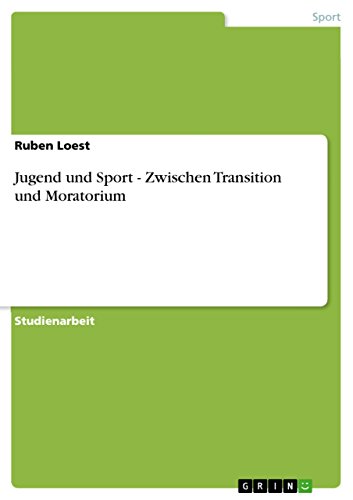 Jugend und Sport - Zwischen Transition und Moratorium