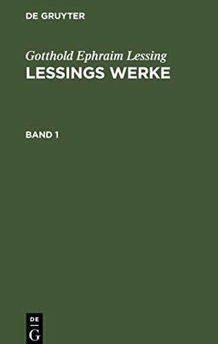 Lessings Werke, Band 1, Lessings Werke Band 1