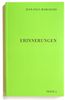 Erinnerungen: Texte 1