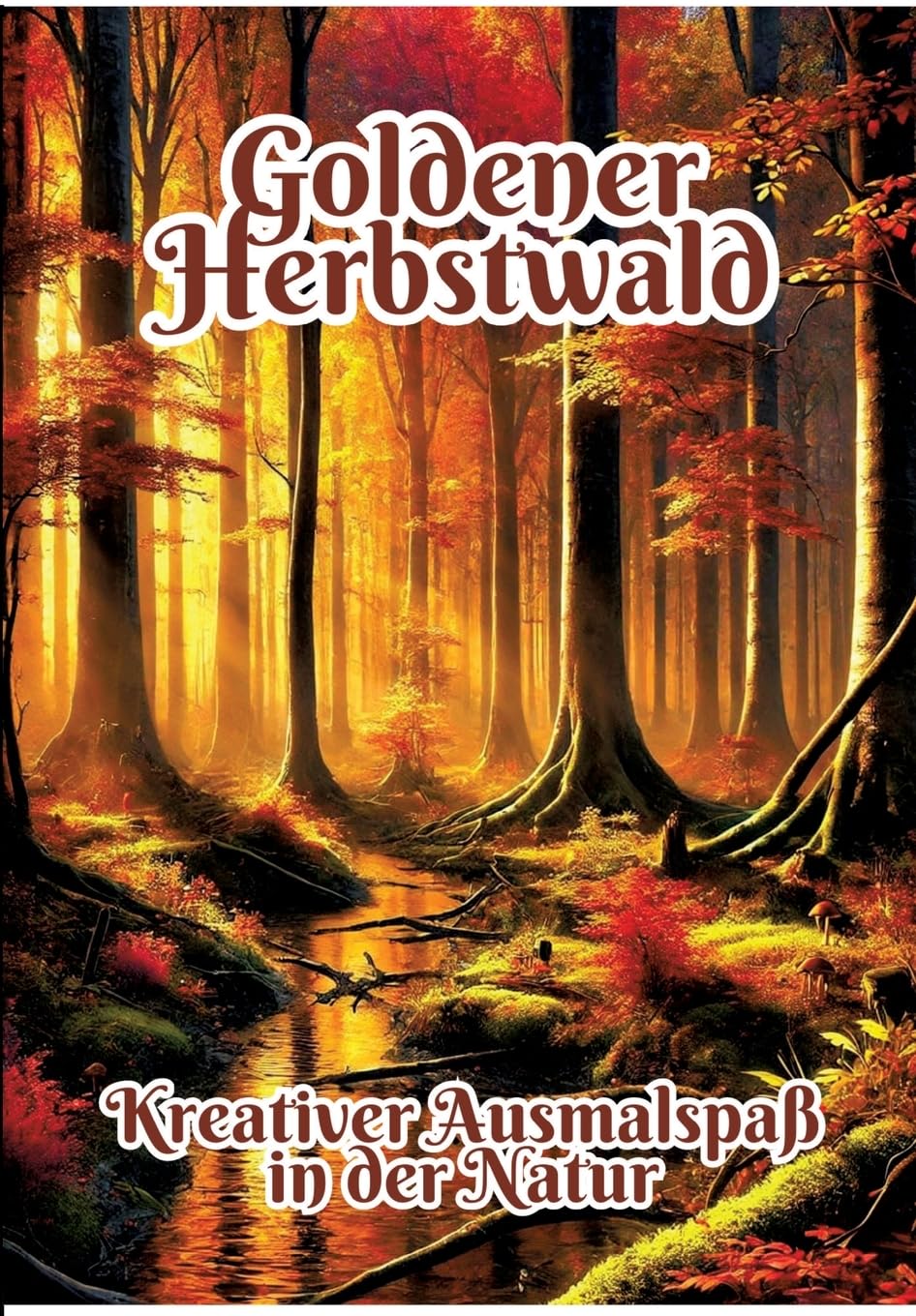 Goldener Herbstwald: Kreativer Ausmalspaß in der Natur