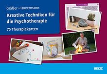 Kreative Techniken für die Psychotherapie: 75 Therapiekarten. Kartenset mit 75 Karten. Mit 32-seitigem Booklet in hochwertiger Klappkassette, Kartenformat 16,5 x 24 cm. (Beltz Therapiekarten)