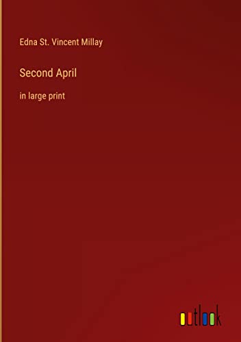 Second April: in large print