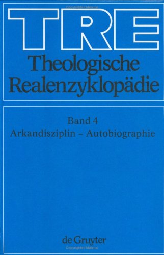 Arkandisziplin - Autobiographie (Theologische Realenzyklopädie)