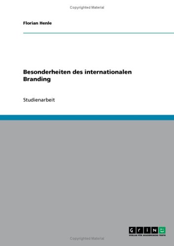 Besonderheiten des internationalen Branding