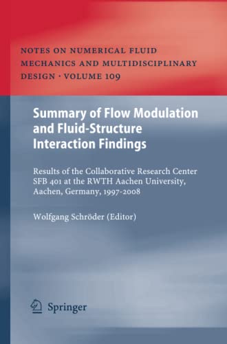 Summary of Flow Modulation and Fluid-Structure Interaction Findings: Results of the Collaborative Research Center SFB 401 at the RWTH Aachen ... and Multidisciplinary Design, Band 109)