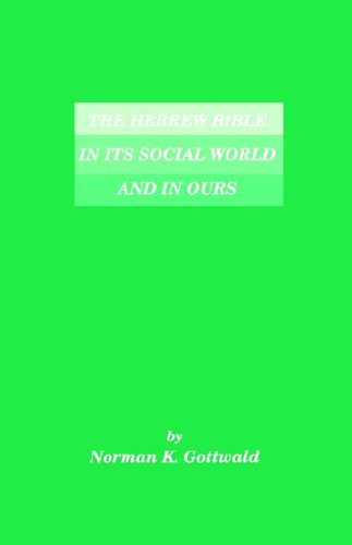 The Hebrew Bible in Its Social World and in Ours (Society of Biblical Literature Semeia Studies)