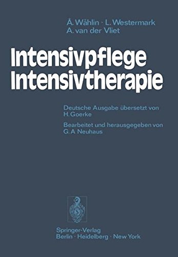 Intensivpflege Intensivtherapie