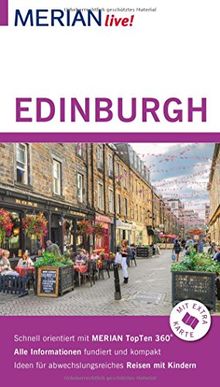 MERIAN live! Reiseführer Edinburgh: Mit Extra-Karte zum Herausnehmen