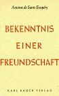 Bekenntnis einer Freundschaft