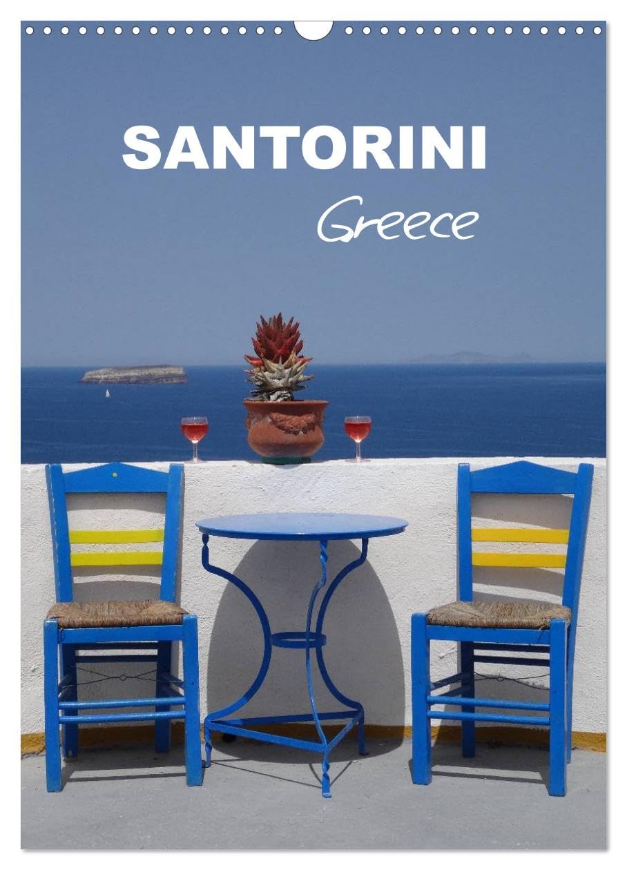 Santorini - Greece (Wall Calendar 2026 DIN A3 portrait), CALVENDO 12 Month Wall Calendar: This calendar shows the most beautiful places of Santorini.