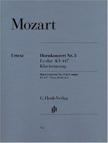 Konzert 3 Es-Dur KV 447 Hrn Orch. Horn, Klavier